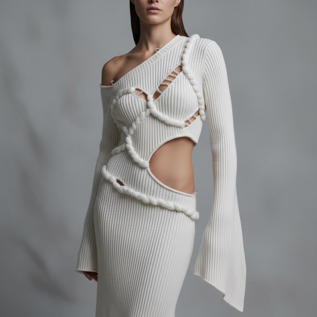 Asymmetric Knit Top